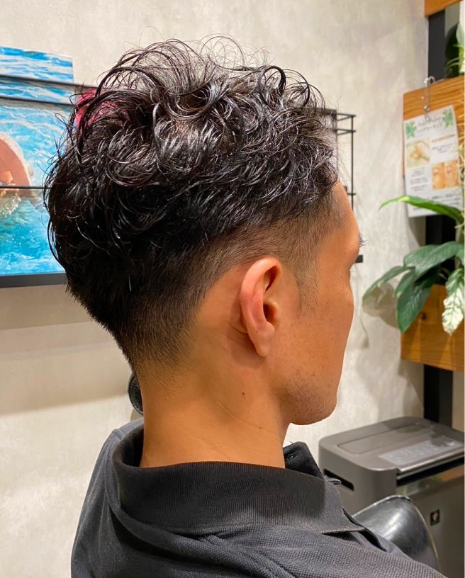 髪型のビフォー画像